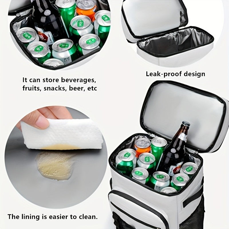 Leakproof Insulated Cooler Backpack Large Capacity for Travel Camping Picnic
