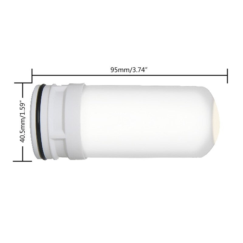 4 Pieces Tap Water Purifier Cartridge Ceramic Kitchen Water Filter Cartridge