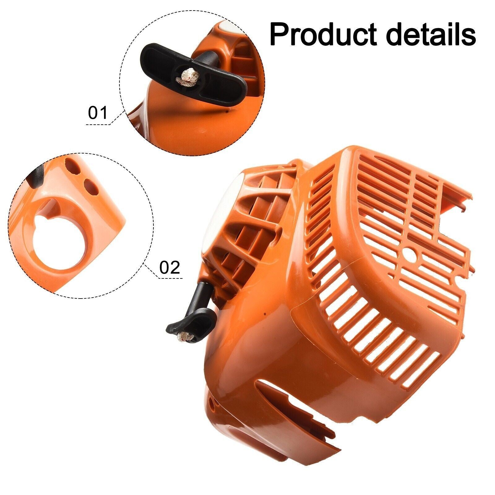 User friendly Recoil Pull Starter Rewind for STIHL bg86 bg86c bg56 bg56c sh86