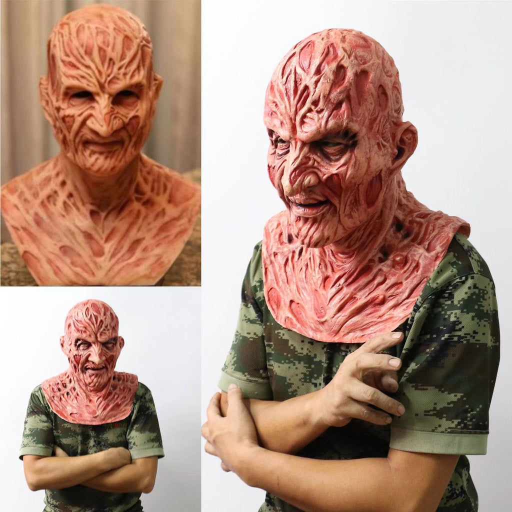 Halloween Mask Freddy Krueger Horror Latex Fancy Dress Cosplay Props Nightmare