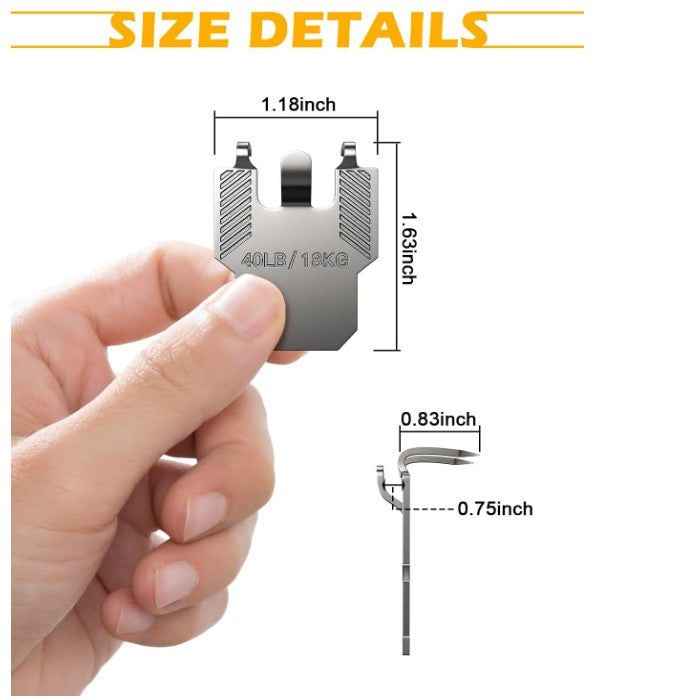 20Pack Claw Drywall Picture Hangers Easy to Install Claw Drywall Picture Hangers