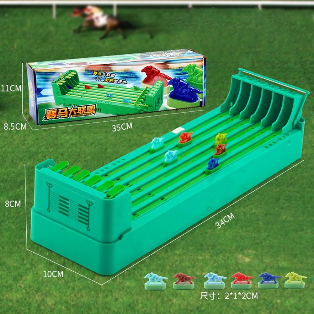 Tabletop-Horse Racing Game with 6 Horse Novelty Toy Sports Toy Develop