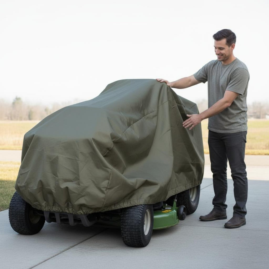 Heavy Duty Waterproof Cover for Lawn Tractor Riding Mower Garden Protection