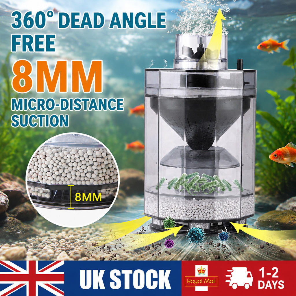 1pc Ultra-Quiet Aquarium Fish Stool Suction Collector Fish for Tank Manure Filt