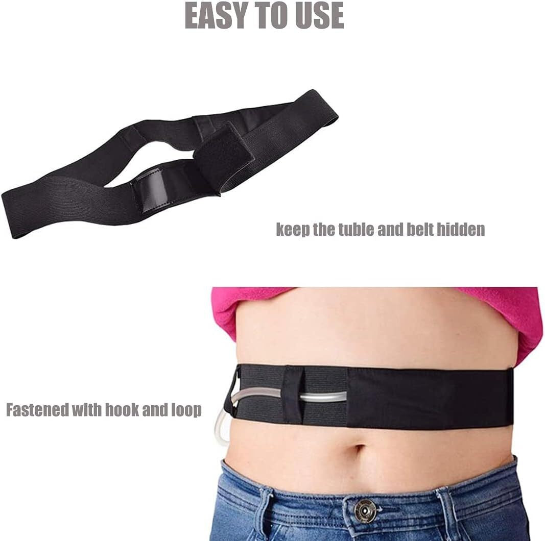 Peritoneal Dialysis PEG Feeding Tube Holder Belt Breathable Adjustable G-Tube