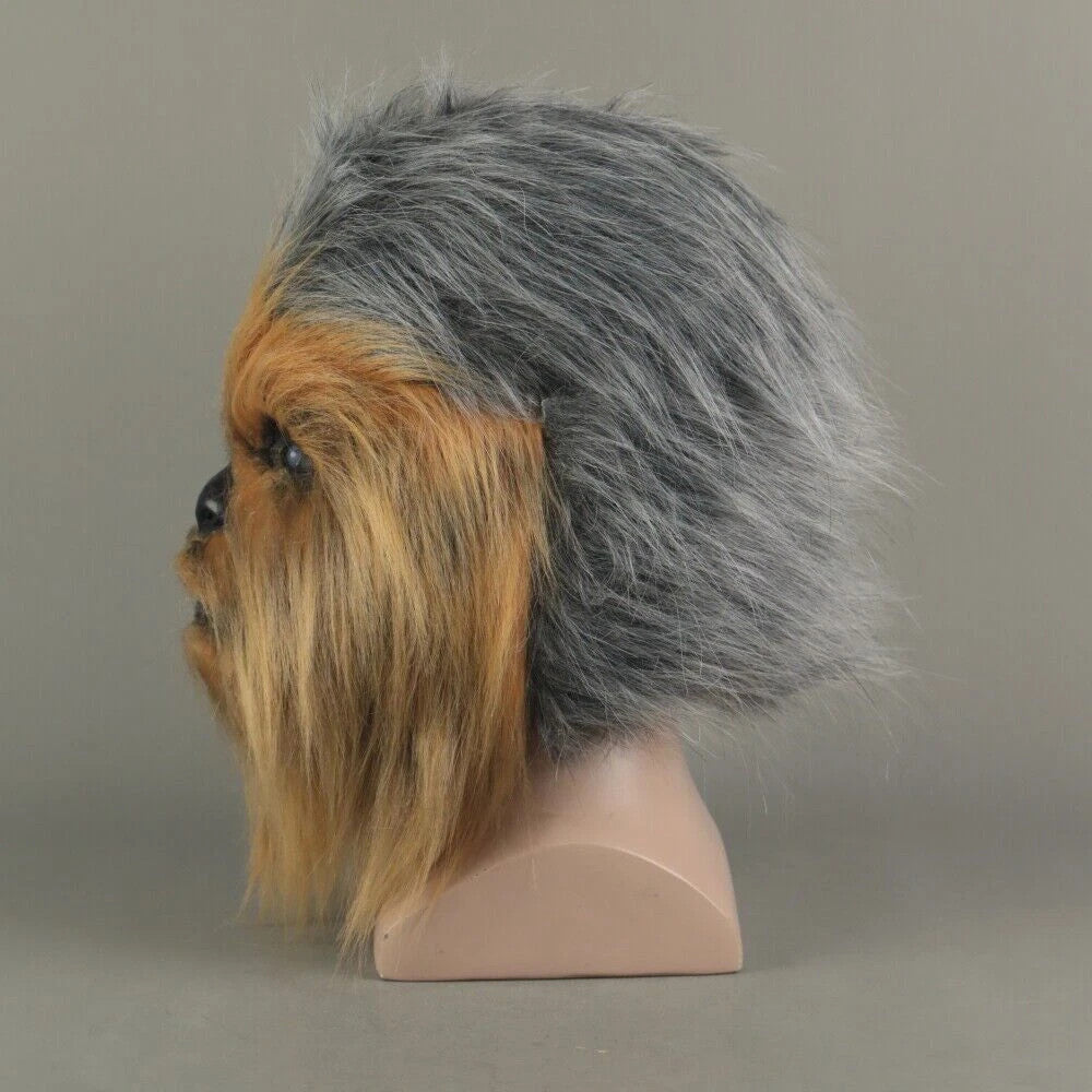 Halloween Star Wars Chewbacca Full Head Mask Chewie Masquerade Party Headgear