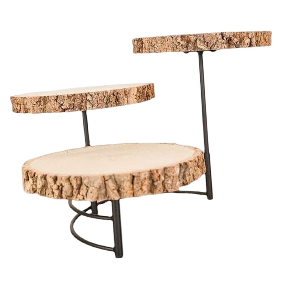Wooden Cake Stand 3 Tier Serving Platter Dessert Stand Stand for Desserts