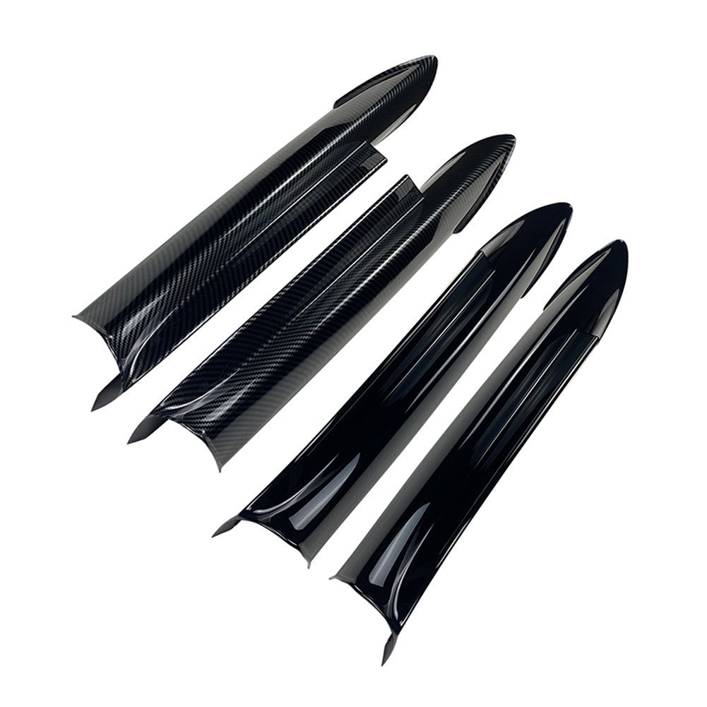 Front Bumper Splitter Lip Side Cover Canard For BMW 3 Series E90 E91 2005-2008
