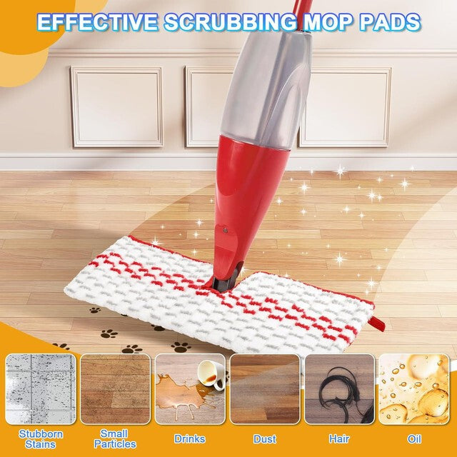 3 PCS Spray Mop Pads Replacement fot Vileda ProMist MAX Microfiber Heads Refills