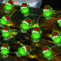 1/2/3M LED Christmas Copper Wire Lamp Grinch Wire Lamp String Lights