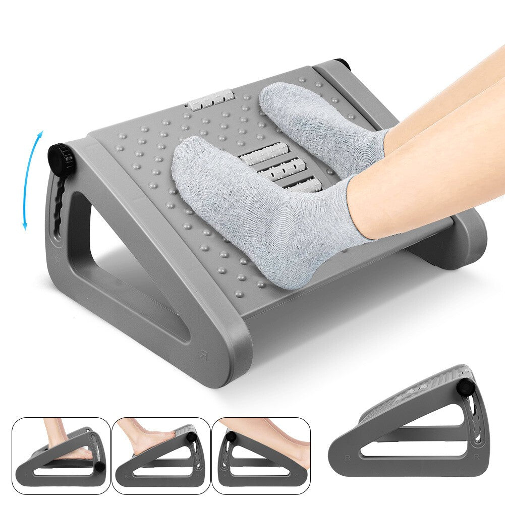 Adjustable Footrest Under Desk Foot Leg Rest for Office Chair Ergonomic Computer