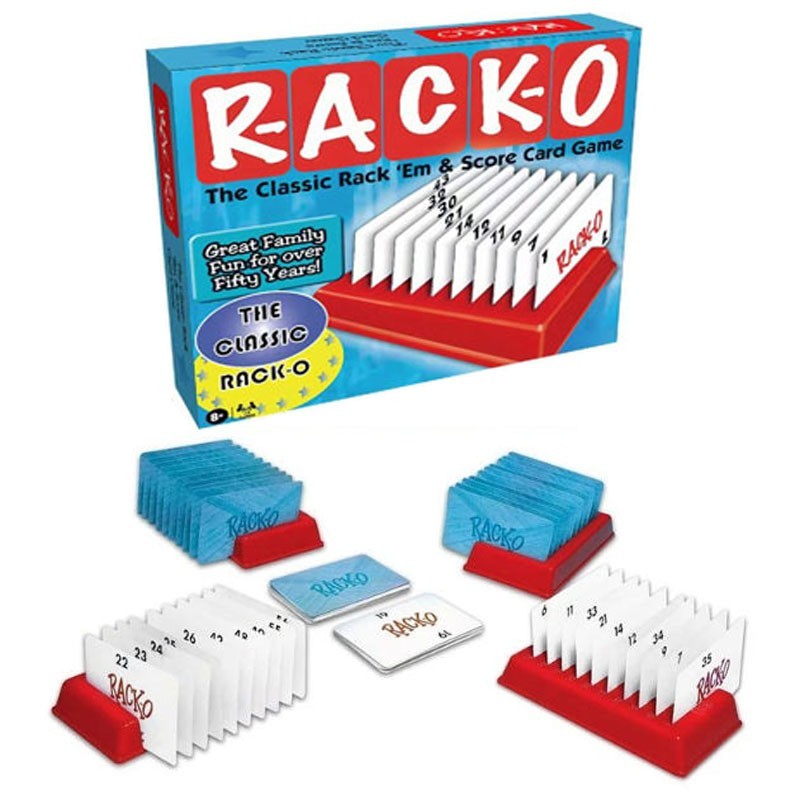 RACK-O Card Game - Family Game Night Kids 8+ & Adults - Retro Classic