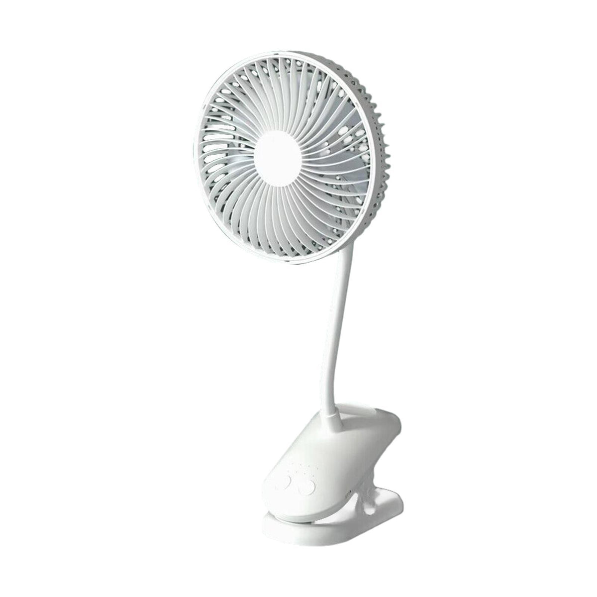 Clip on Clip & Desk Fan 4 Speeds Flexible Mini Portable Cooling Fan Quiet for.*