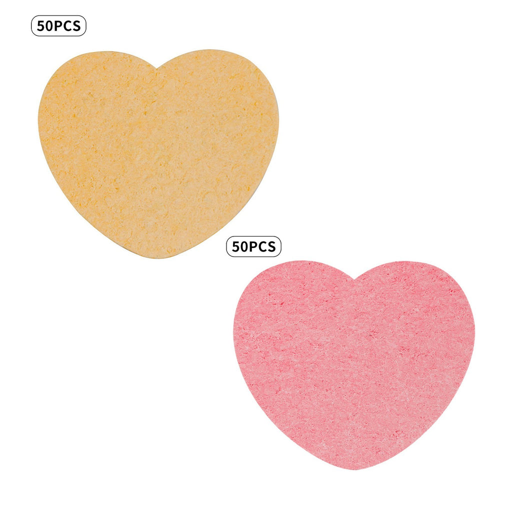 50 Pcs Makeup Sponges Expand Quickly When Soaked In Water Compressed Sponges