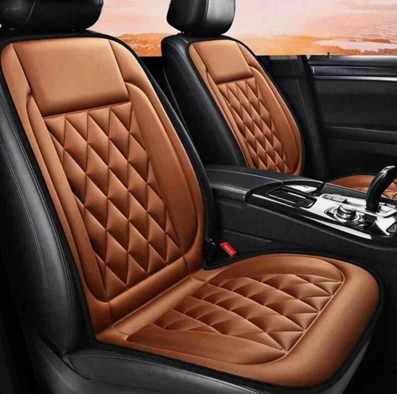 12V Car Seat Pad Cushion Cover Heating Heater Heated Cold Winter Warm Universal