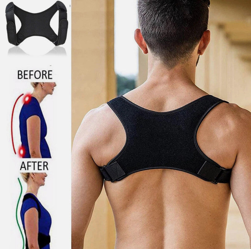Posture Corrector Shoulder Support Belt Body Brace Belt Lumbar Adjustable Strap