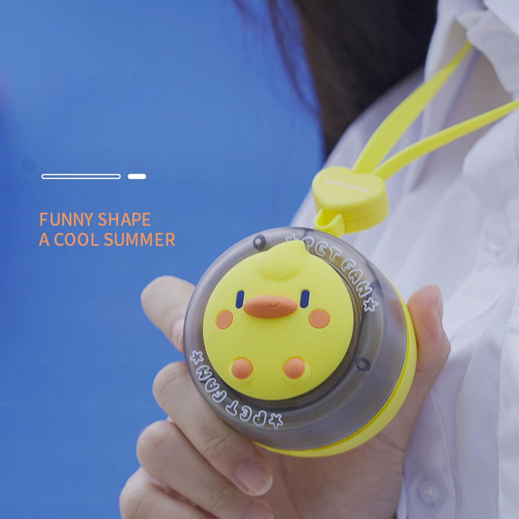 Portable Hanging Neck Cooling Fan Necklace Fan Wearable Adjustable for Indoor.*