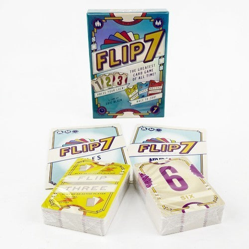 Flip 7 Board Game Card Games Entertaining Strategic Tabletop UK Fit For Family