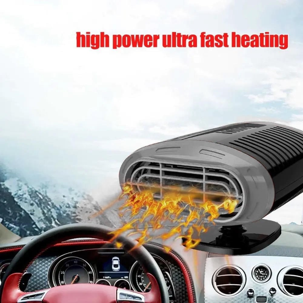 Portable Electric Car Heater 12V 150W Heating Fan Defogger Defroster Demister