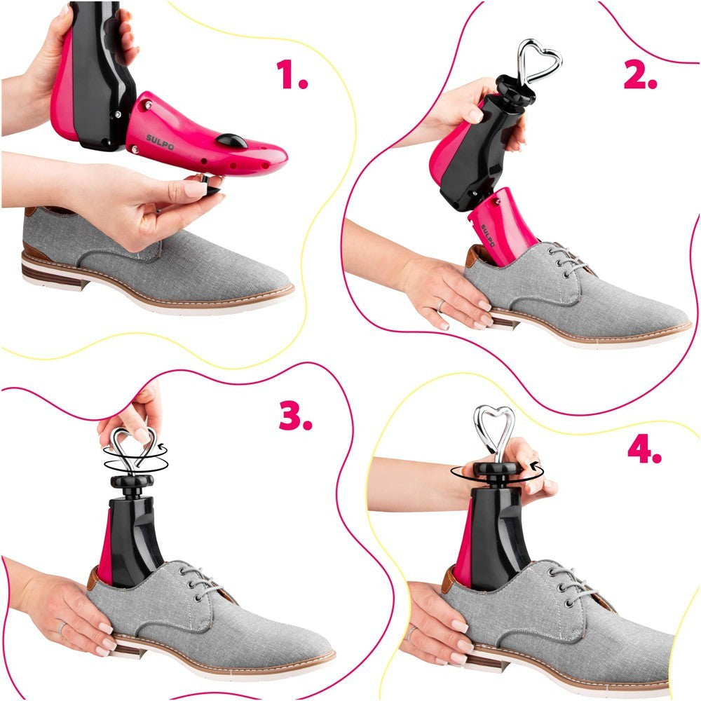 2pcs Boot Shoe Stretcher for Men&Women Shoe Tree Shaper Expander Stretcher Width