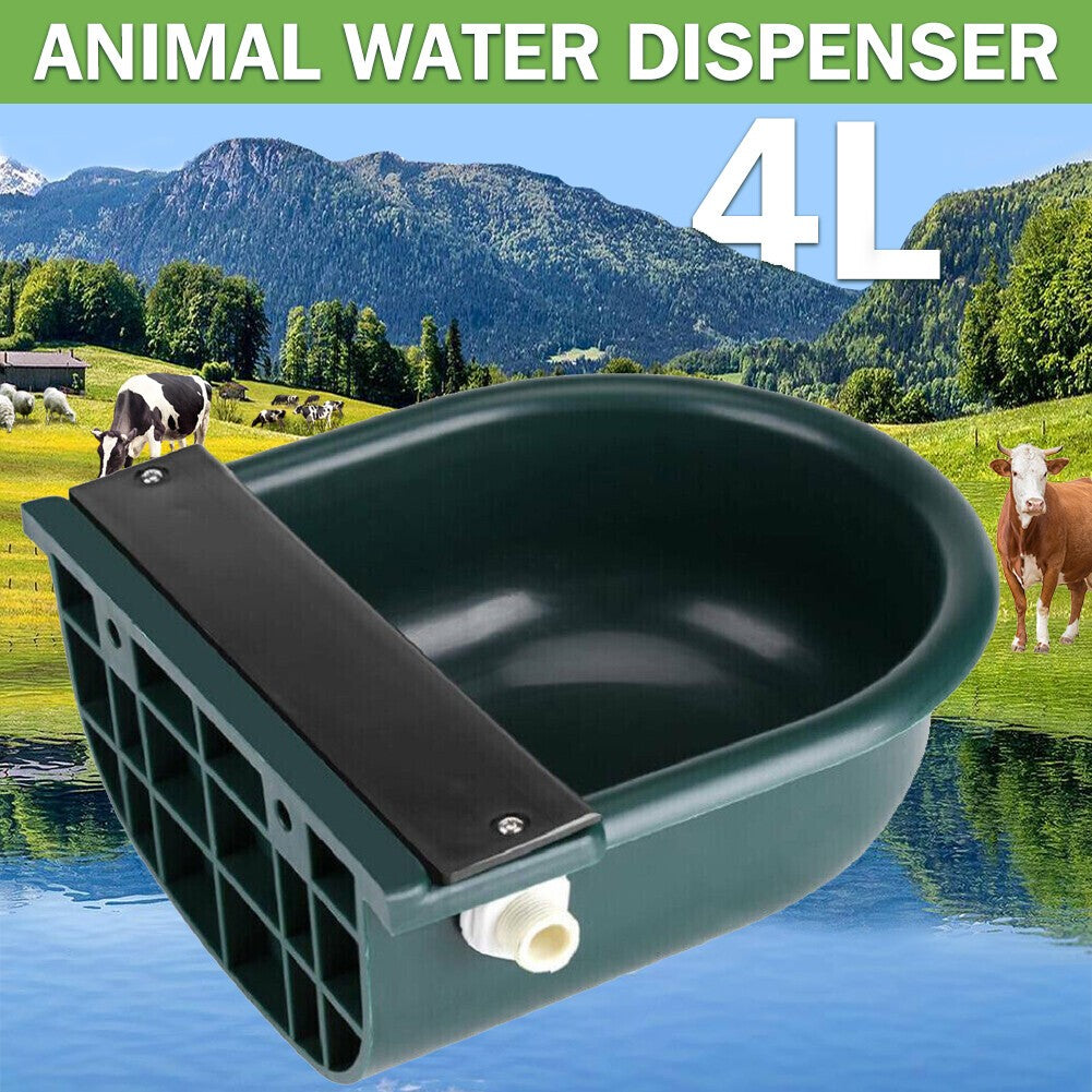 Large Farm Water Trough Bowl Automatic Feeder Drinking Drinker Dog Horse Sheep