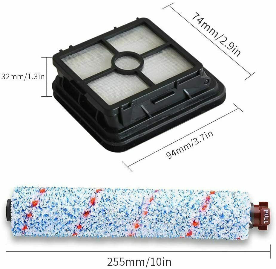 7x Brush Roller Vacuum Filter Sets For Bissell CrossWave 1868F,17132,2225N 1866F