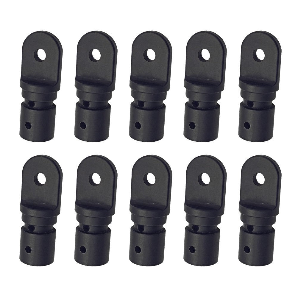 Insert Eye End Cap 10 pcs Plastic for 1-inch 25mm For Bimini Top Awning Tubing