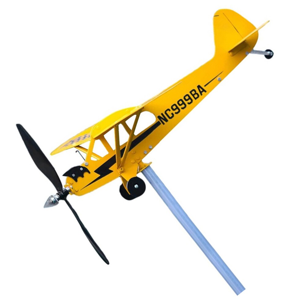 Airplane Weathervane Weather Vane Wind Direction Compass Garden Decor Windmill