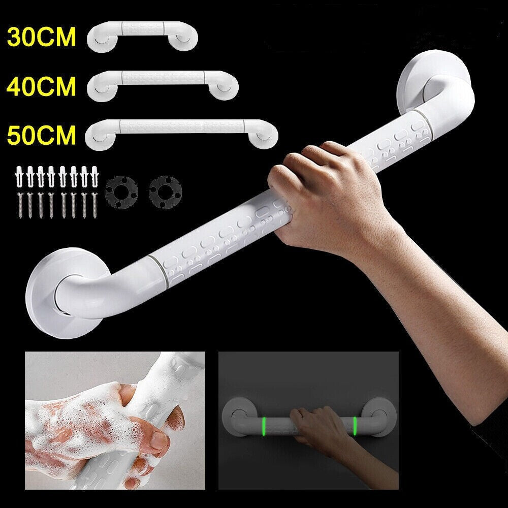 Bathroom Grip Shower Tub Grab Bar Safe Handle Handrail Rail Disabled 30/40/50cm