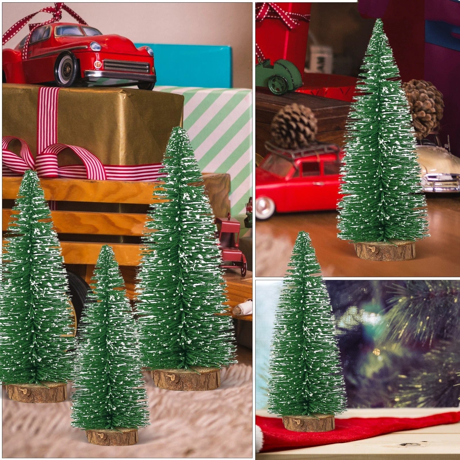 Desktop Decor Mini Christmas Tree Table Top Small Pine Tree Xmas Green for Decor