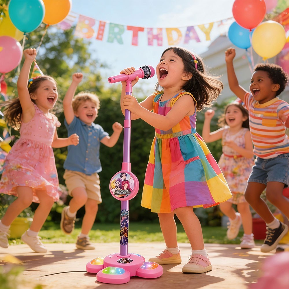 Children's Toy Kpop Demon Music Microphone with Light Microphone Can Play Songs