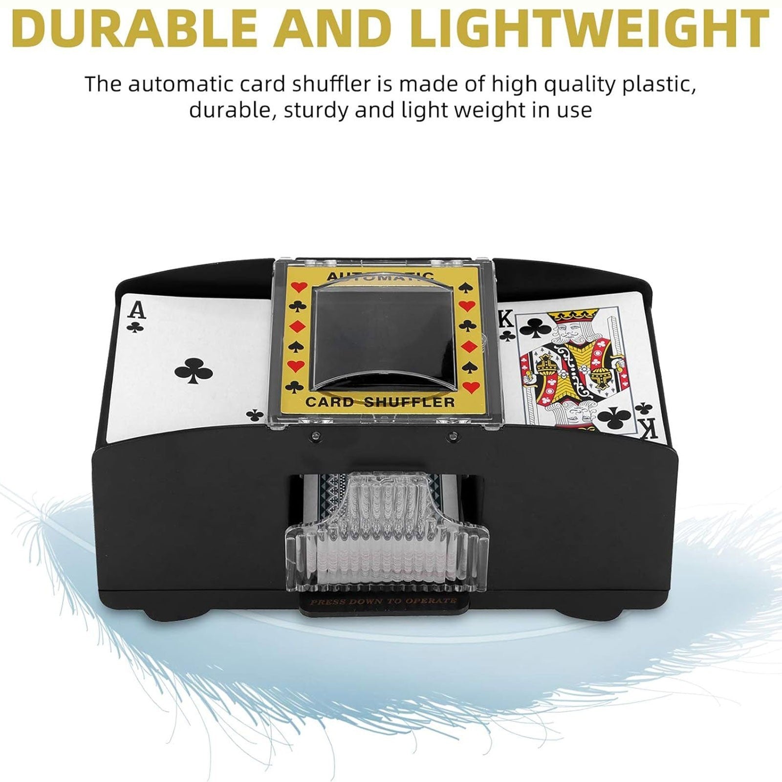 Deck Automatic Cards Shuffler Electronic Casino Poker Card Shuffling Machine
