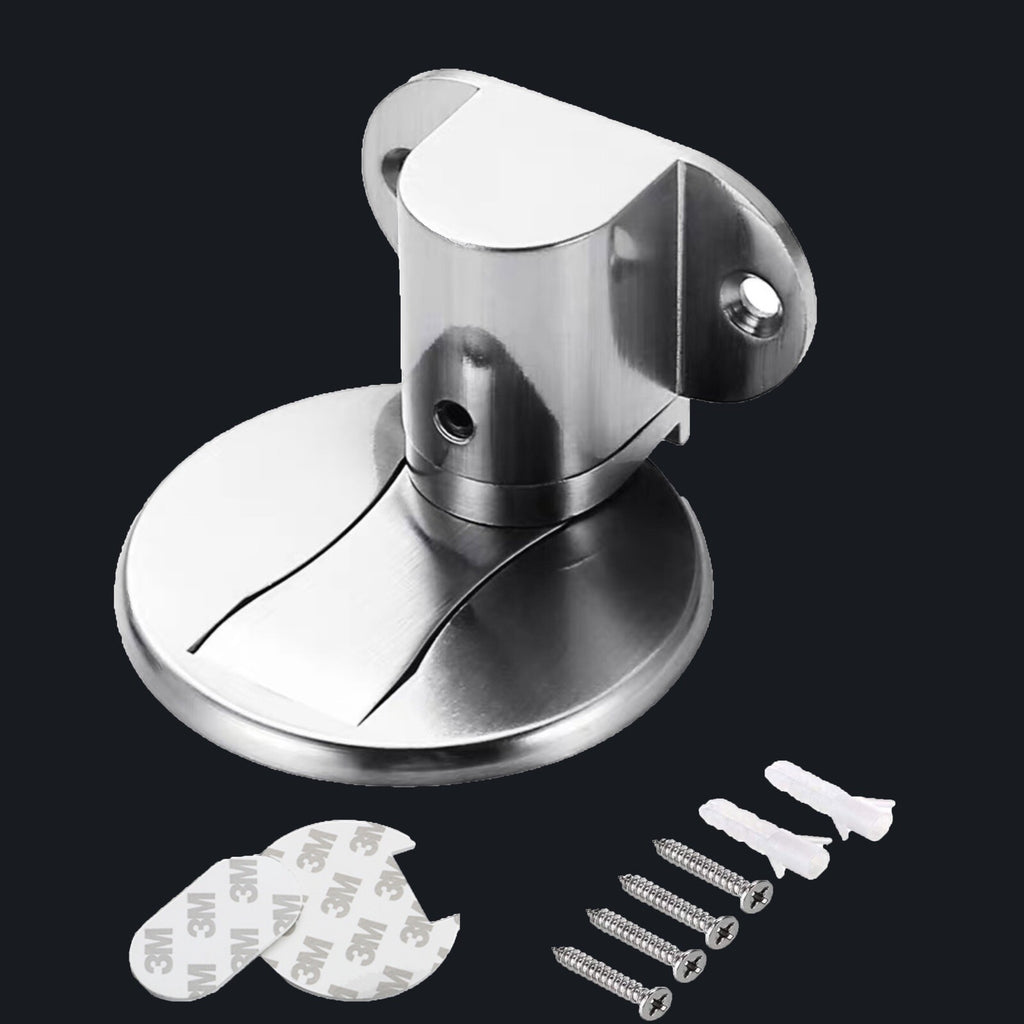 Magnetic Door Stop Wall Floor Mounted Stainless Steel Stopper Holder Catch