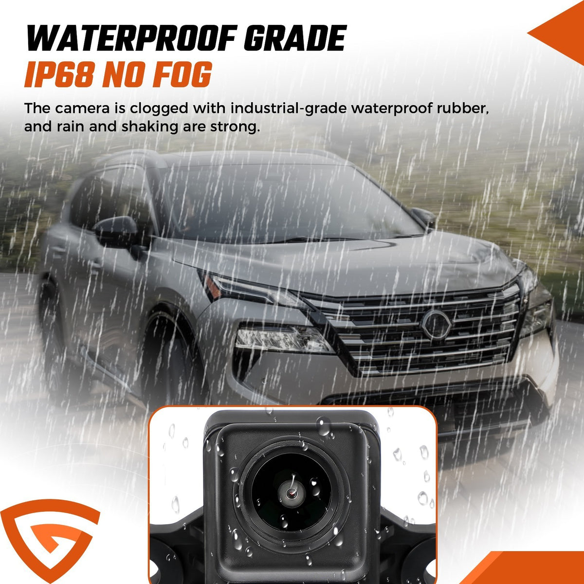 284F1-6RA0B Front View Grille Parking Assist Camera For Nissan Rogue 2021-2023