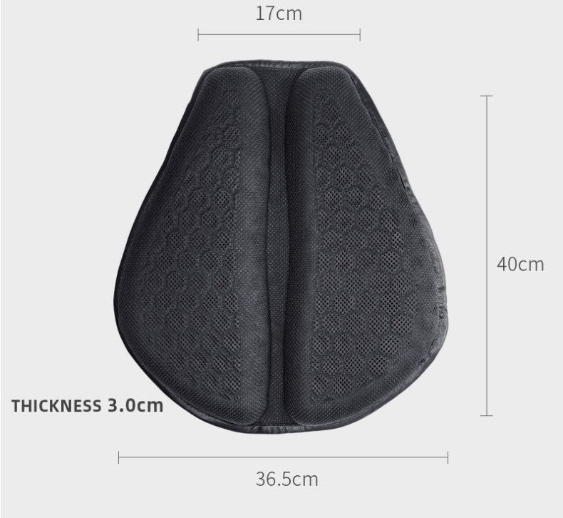Motorcycle Gel Seat Cushion Comfort Pillow Pad Cover Pressure Relief Universal