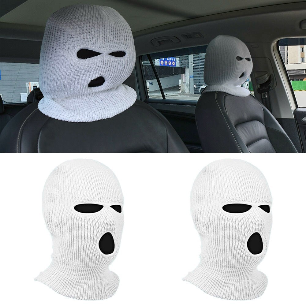 2Pcs Car Headrest Covers With Funny Cartoon ,For Auto Interior Decoration