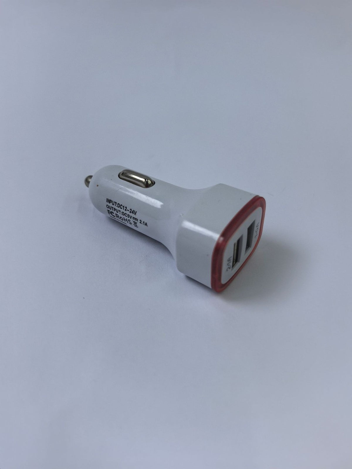 Fast Car Charger USB Cigarette Lighter Socket 2-Port Adapter 5V 2.1A/5V 1.0A