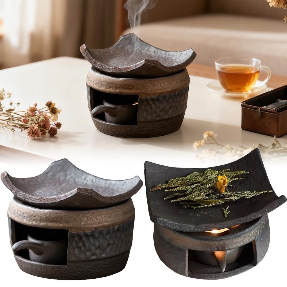 Ceramic Incense Burner Kit, Ceramic Aromatherapy,Stove Essential Oil Burner UK