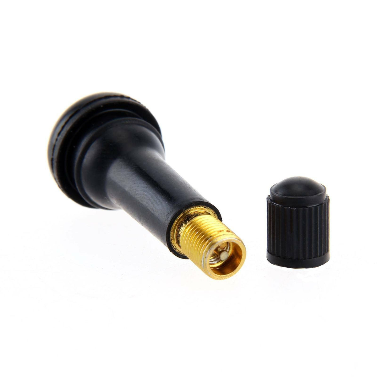 100x TR414 Tubeless Rubber Car Wheel Tyre Valve &  Metal Valve Puller Tool UK