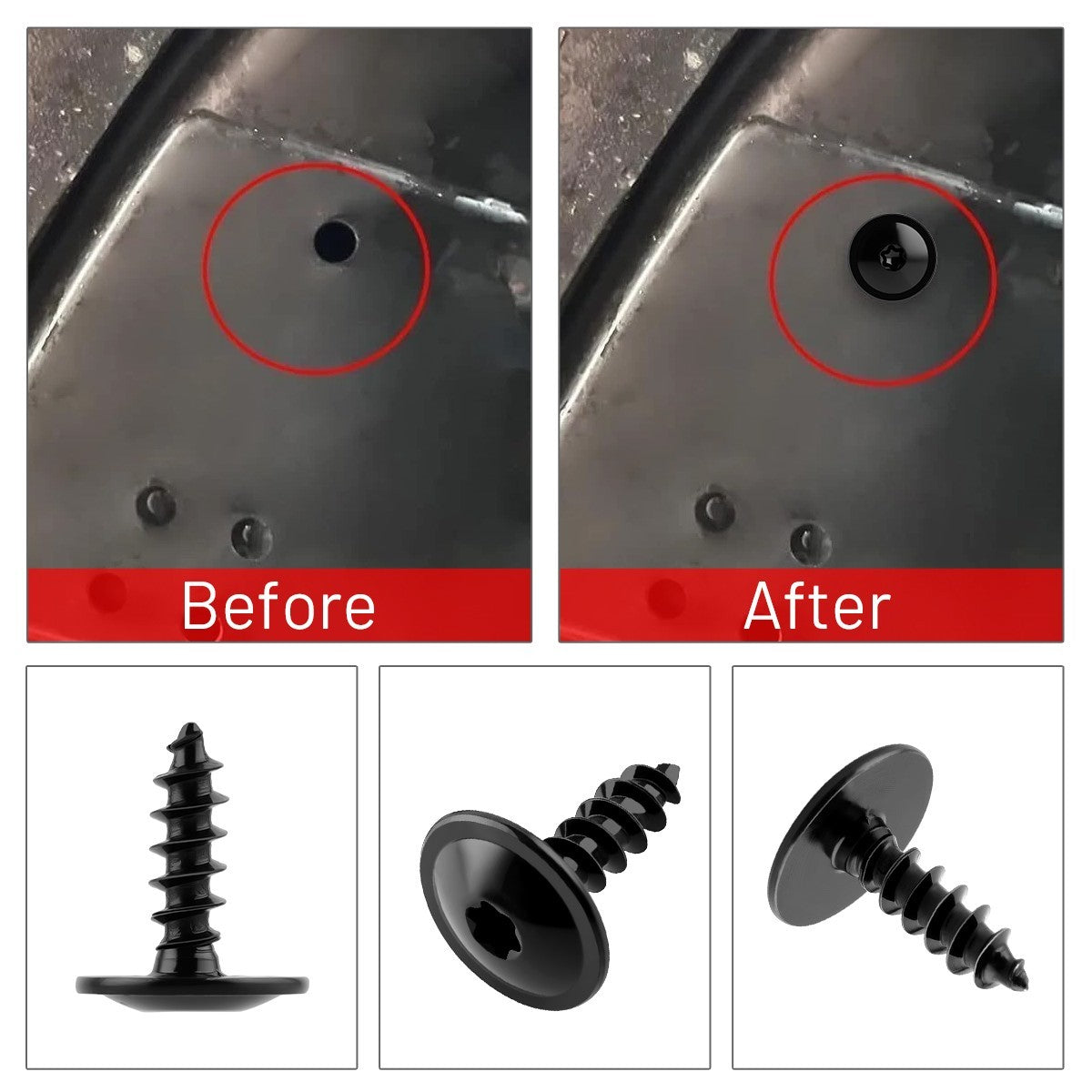 50x Threaded Insert Screw Retainer For VW Skoda Seat Belly Pan Mudguard