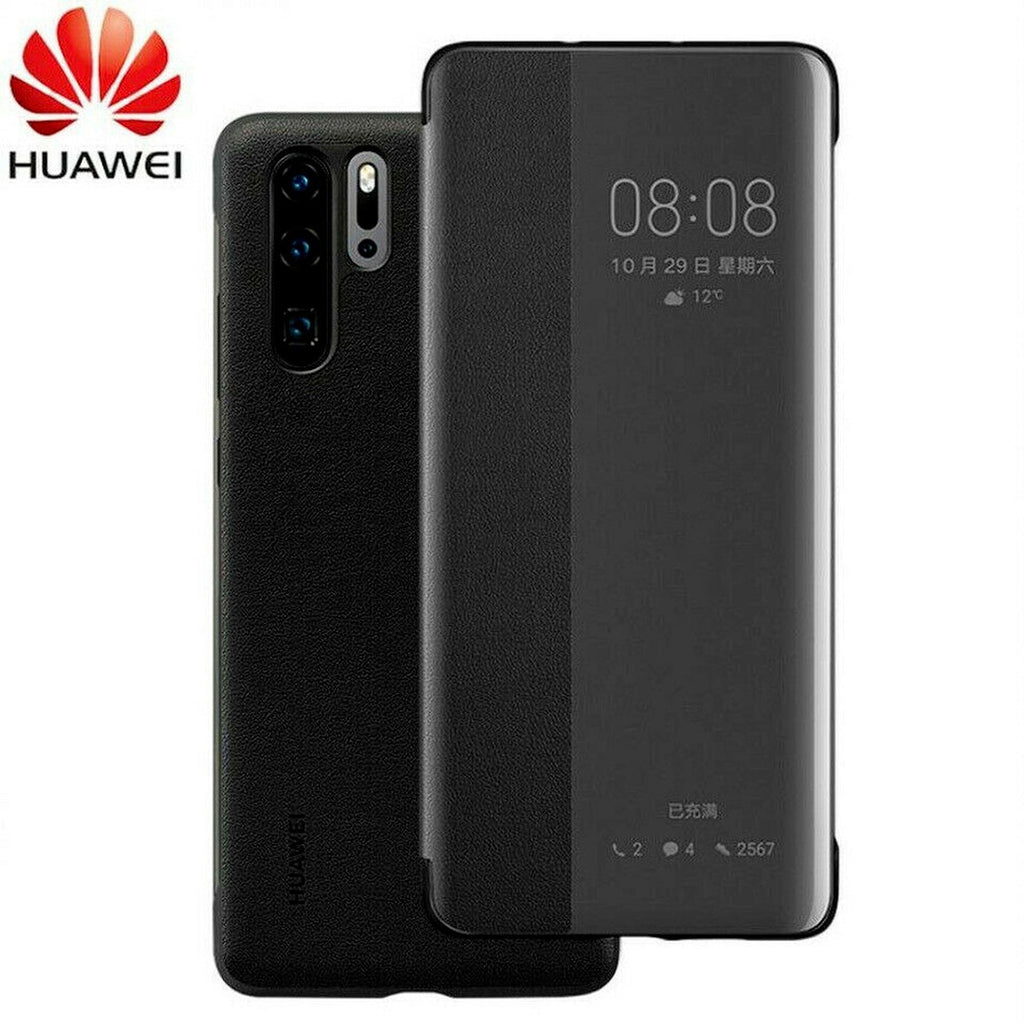 For HUAWEI P30 Pro Protective Case Smart View Window Leather Flip Cover