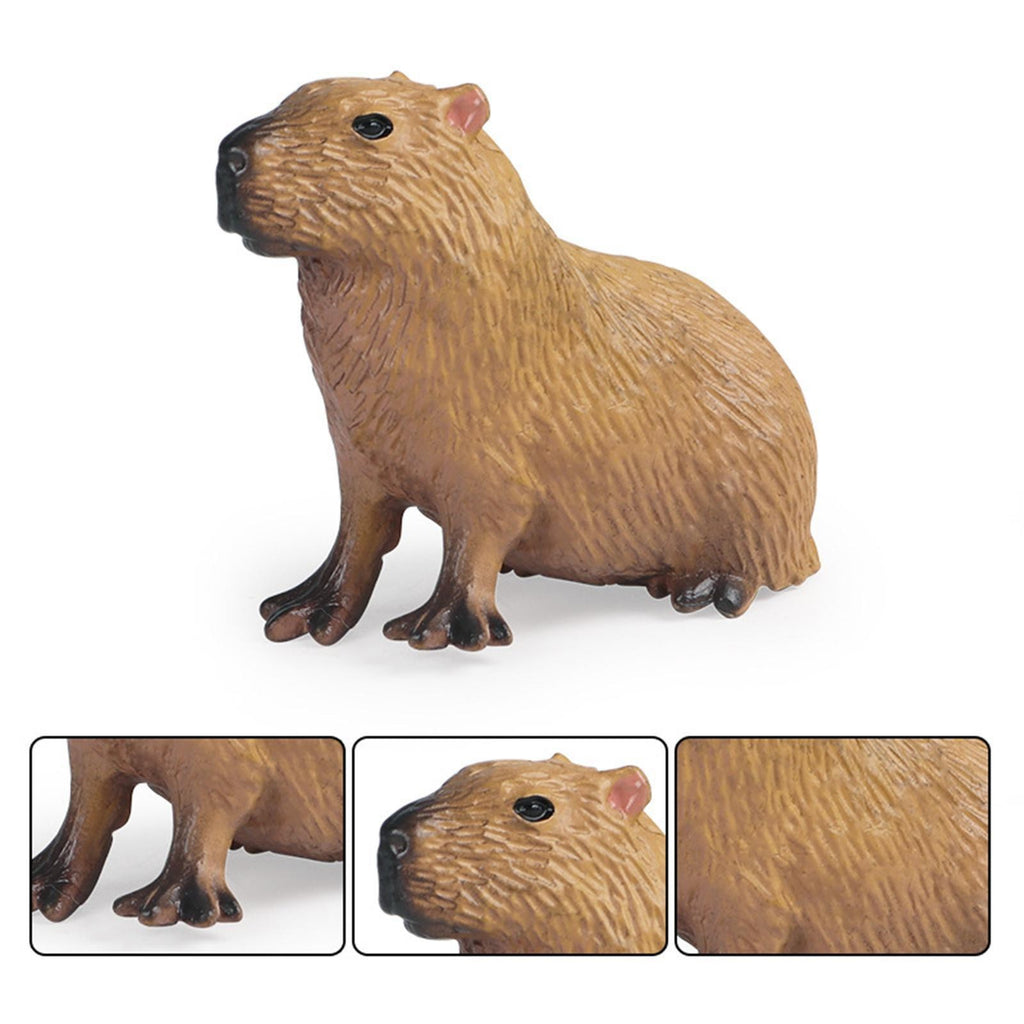 Realistic Capybara Figurines Toys Miniature for Desktop Party Birthday Gifts