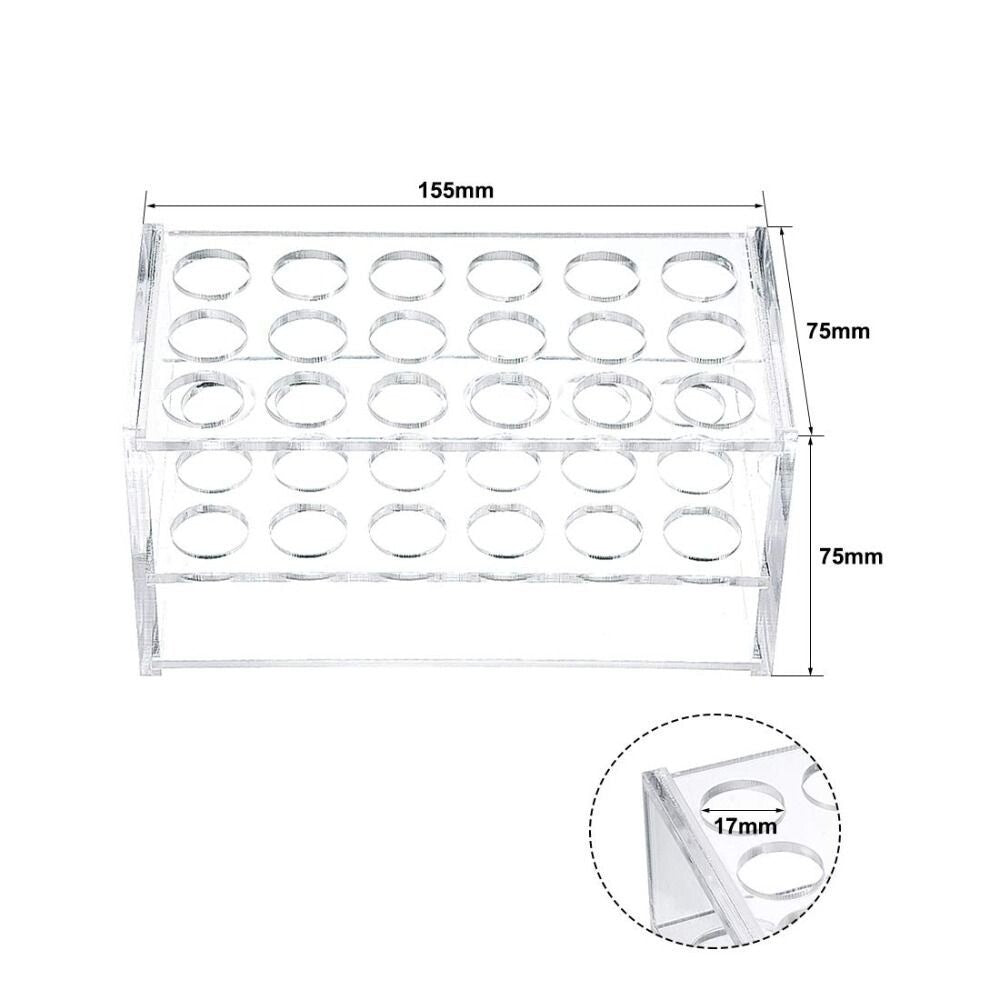 Clear Lab Stand 17mm Centrifuge Tubes Rack Test Tube Rack Holder  Tubes