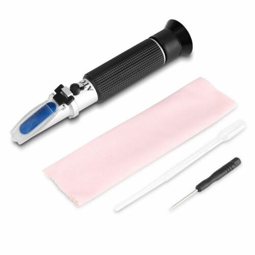 Handheld Alcohol Refractometer 0-80% ATC Alcoholmeter For Liquor Spirit Tester