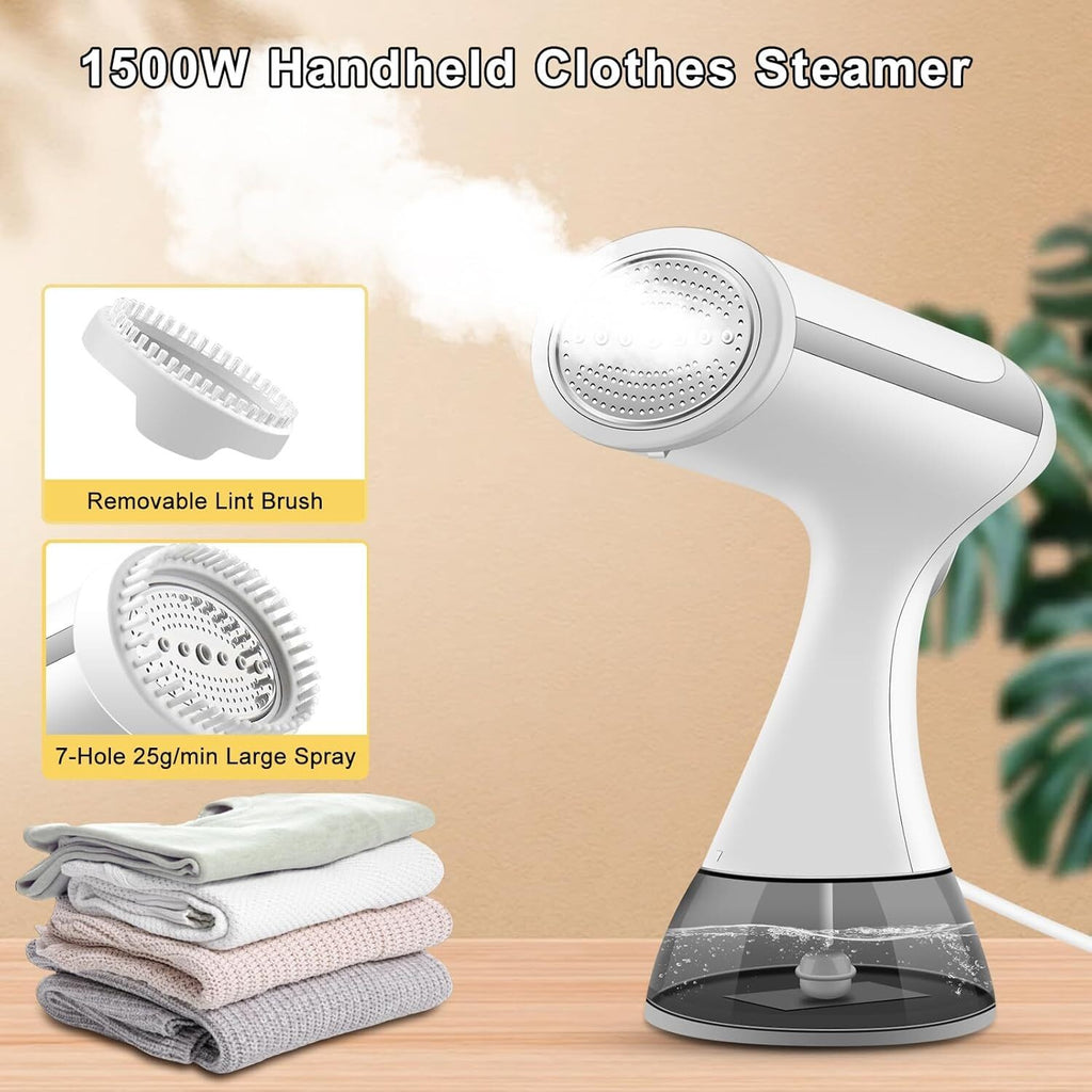 1500W Powerful Handheld Garment Steamer Portable Travel Fabric Heat Clothes Iron
