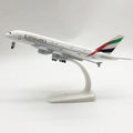 EMIRATES A380 20CM AIRBUS WHEELS METAL AIRCRAFT DIECAST PLANE MODEL GIFT 1:400