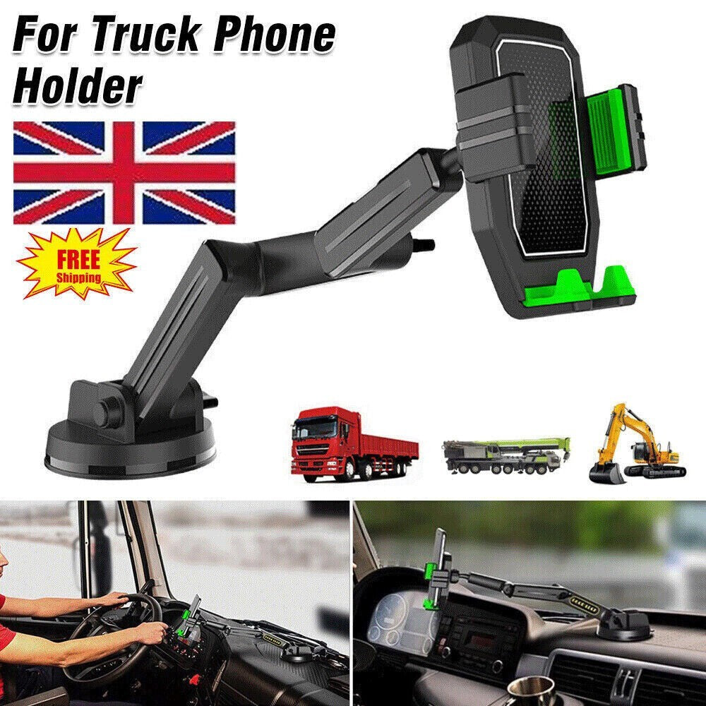 Heavy Duty HGV Truck 43cm Phone Holder Suction Mount Windscreen Cradle 11cm