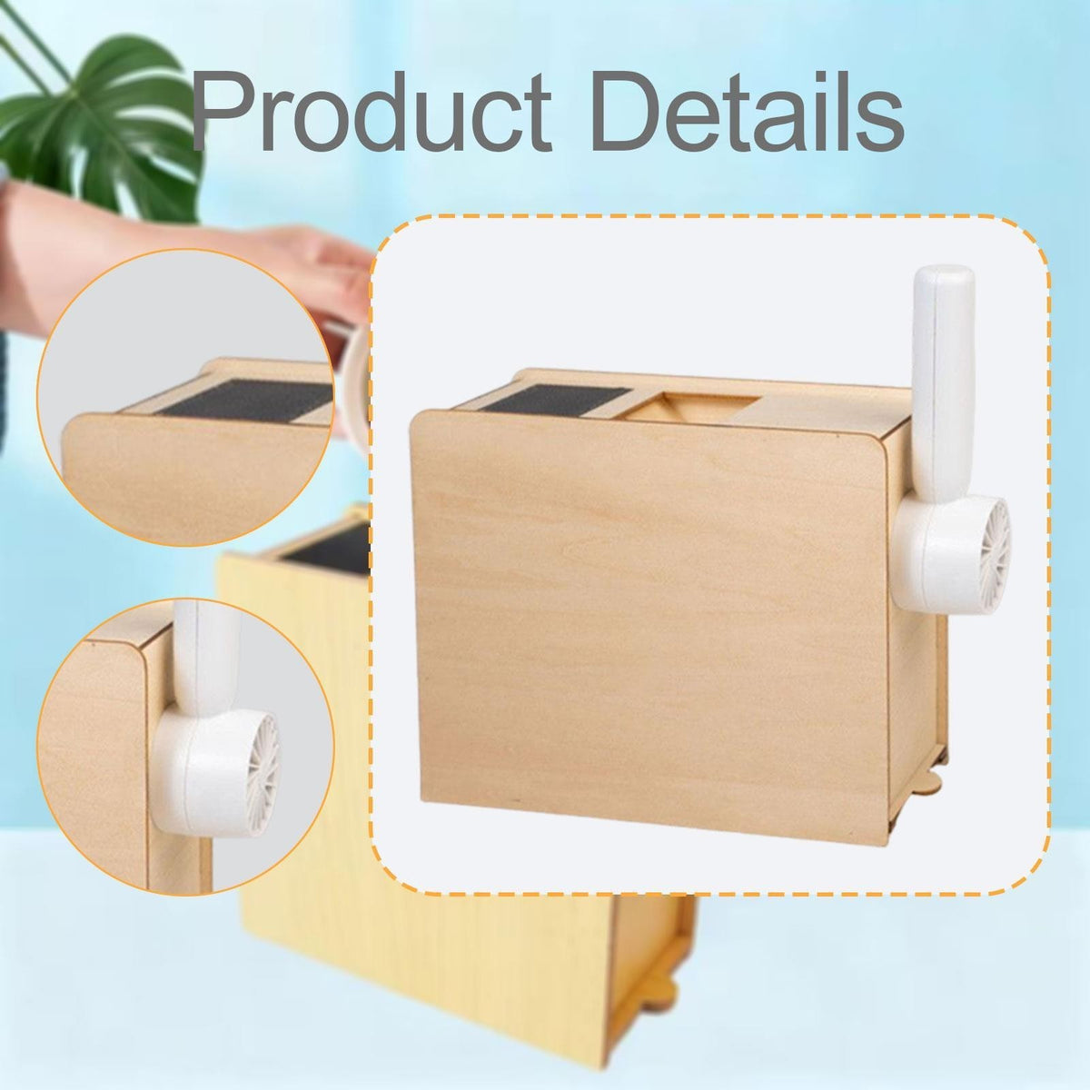 Grain Winnowing Machine - Removes Husk for Millet, Wheat, Bird Seed Cleaning
