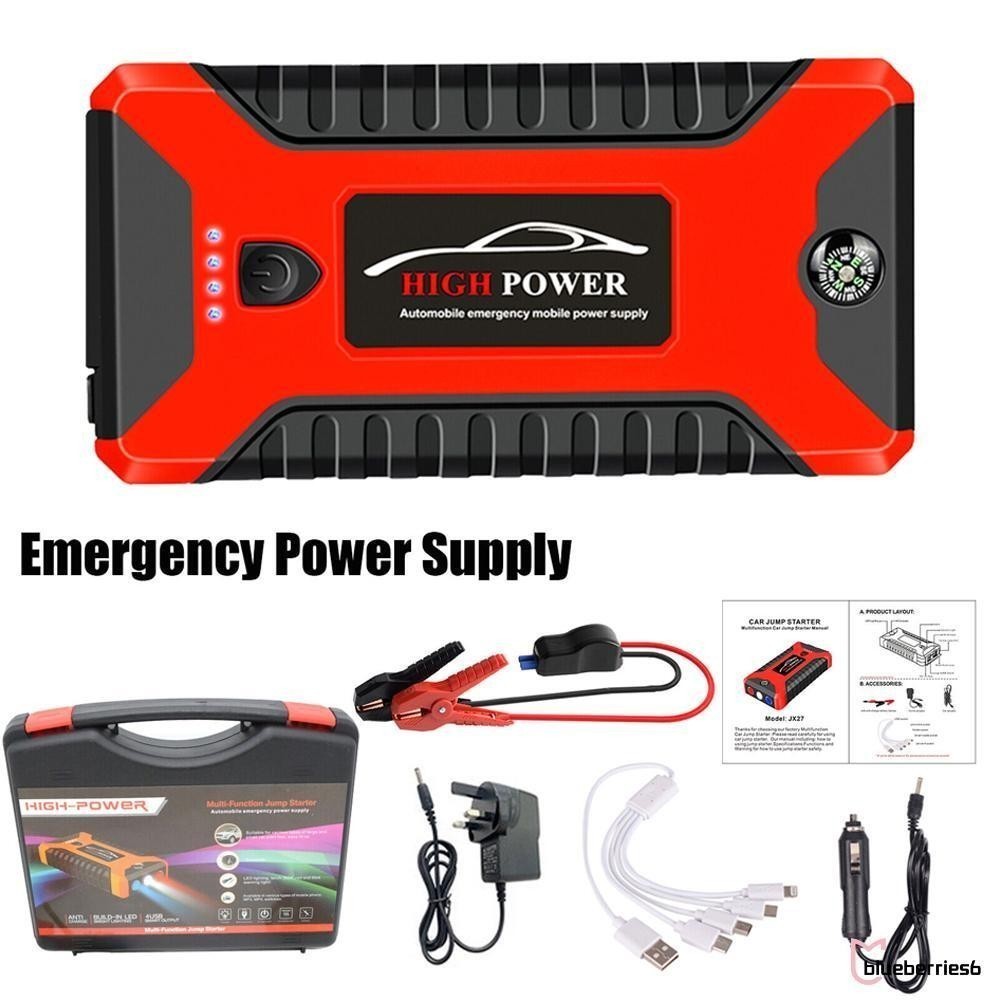 Car Jump Starter 99800mAh 12V Pack Booster Battery Charger Emergency Power Bank