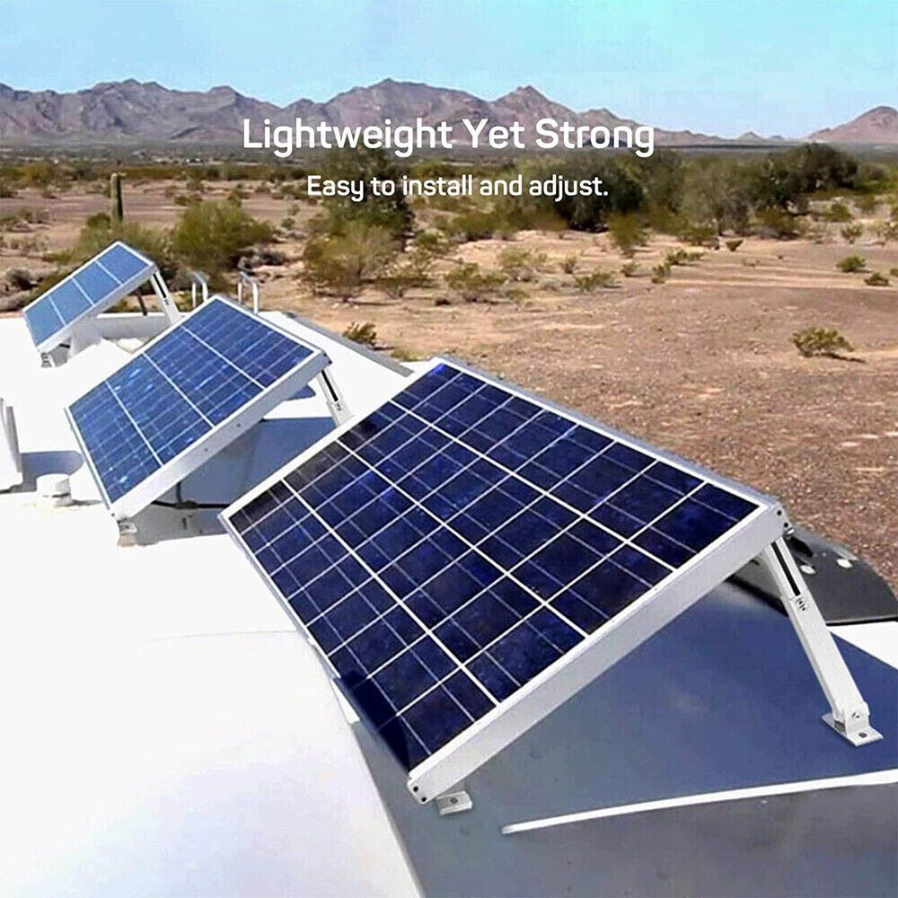 Solar Panel Mounting Bracket Adjustable Angle Tilt Mount Fixing Wall Roof